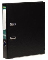 Регистратор 5см. А4 (PVC) односторонний, черн. Регистратор 5см. А4 (PVC) односторонний, черн.