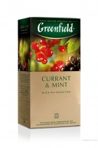 Чай черный ароматизированный Currant & Mint 25пак. по 1,8гр., термосаше Чай черный ароматизированный Currant & Mint 25пак. по 1,8гр., термосаше