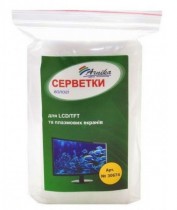Салфетки влажные для чистки TFT/PDA/LCD мониторов, запаска в кульке 100шт. Салфетки влажные для чистки TFT/PDA/LCD мониторов, запаска в кульке 100шт.