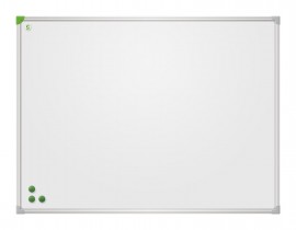 Доска белая магнитная сухостираемая EcoBoard 80*120см., алюминиевая рамка, лак Доска белая магнитная сухостираемая EcoBoard 80*120см., алюминиевая рамка, лак