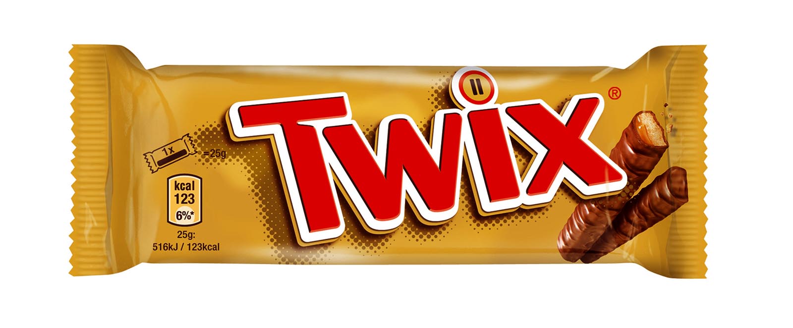 Купить Батончик шоколадный Твикс, 50г. в магазине HappyPen.