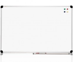 Доска белая магнитная сухостираемая S-line 90*120см., алюминиевая рамка, Доска белая магнитная сухостираемая S-line 90*120см., алюминиевая рамка,