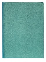Ежедневник не датированный PERLA, 150*205мм., 144л., бумвинил, линейка, бирюз. Ежедневник не датированный PERLA, 150*205мм., 144л., бумвинил, линейка, бирюз.