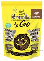 Завтрак сухой запеченный GRANOLA TO GO "Гранола с шоколадом", 140г. Завтрак сухой запеченный GRANOLA TO GO "Гранола с шоколадом", 140г.