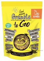 Завтрак сухой запеченный GRANOLA TO GO "Гранола с курагой", 140г. Завтрак сухой запеченный GRANOLA TO GO "Гранола с курагой", 140г.