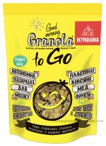 Завтрак сухой запеченный GRANOLA TO GO "Гранола с клюквой", 140г. Завтрак сухой запеченный GRANOLA TO GO "Гранола с клюквой", 140г.