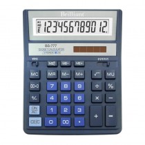 Калькулятор бухгалтерский BS-777BL 12 разрядов, 158х203,2x31мм., син. Калькулятор бухгалтерский BS-777BL 12 разрядов, 158х203,2x31мм., син.