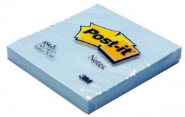 Блок post-it 76*76мм.*100 листов син. Блок post-it 76*76мм.*100 листов син.
