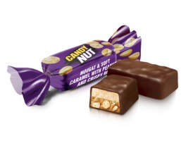 Конфеты Candy Nut нуга и мягкая карамель с арахисом и хрустящим рисом 1кг. Конфеты Candy Nut нуга и мягкая карамель с арахисом и хрустящим рисом 1кг.