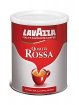 Кофе молотый Qualita Rossa 250г., купаж арабика/робуста, жестяная банка Кофе молотый Qualita Rossa 250г., купаж арабика/робуста, жестяная банка