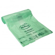 Мешки для мусора биоразлагаемые BioBag на 35литров, 60*74см., 17микрон, 40шт. в рул., зелен. Мешки для мусора биоразлагаемые BioBag на 35литров, 60*74см., 17микрон, 40шт. в рул., зелен.