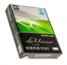 Бумага А4 80гр./м2. 500 лист. Lettura ISO 80 Эко на 100% из втор. сырья, имеет сероватый цвет Бумага А4 80гр./м2. 500 лист. Lettura ISO 80 Эко на 100% из втор. сырья, имеет сероватый цвет